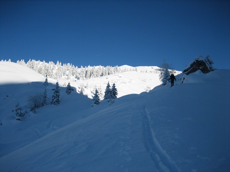 Je rejoins le traceur, je prends le relais
