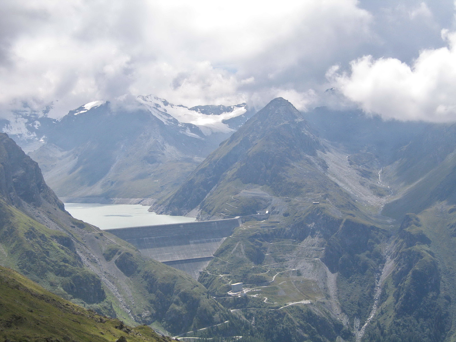 la grande dixence, du col de la Meina