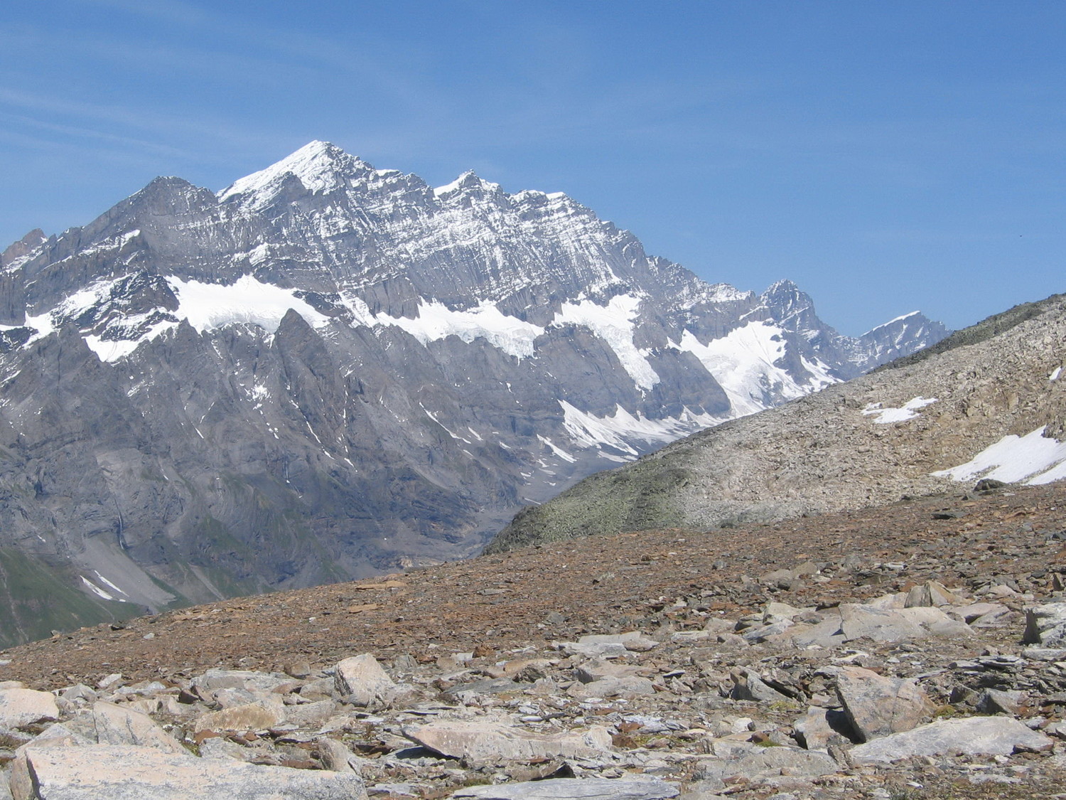 bluemlisalp, de la crête sous le hockenhorn