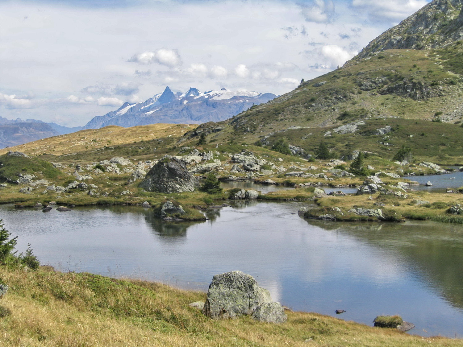 la Meije, du lac noir