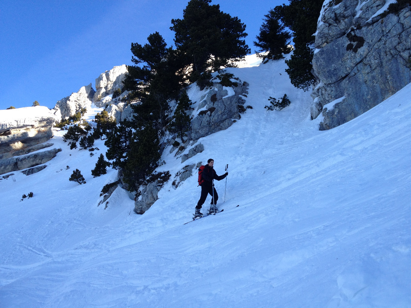 Joss on the ascent