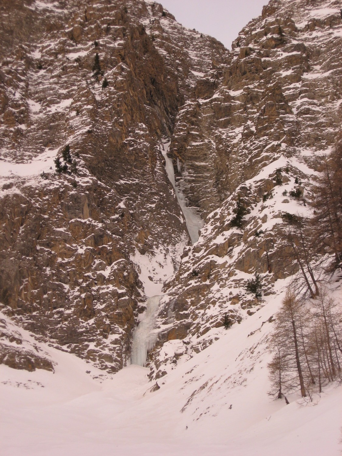 Goulotte Coste du Glas partie inférieure