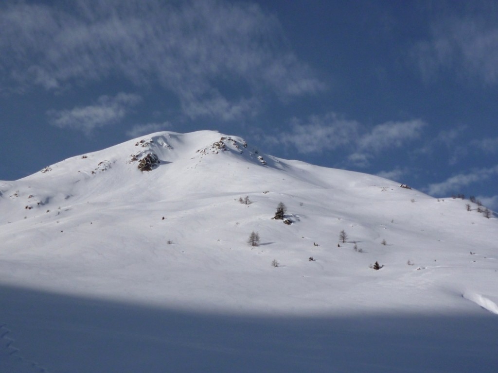 La Testa Cordella, sommet voisin du Flassin, que Manu ira ridé