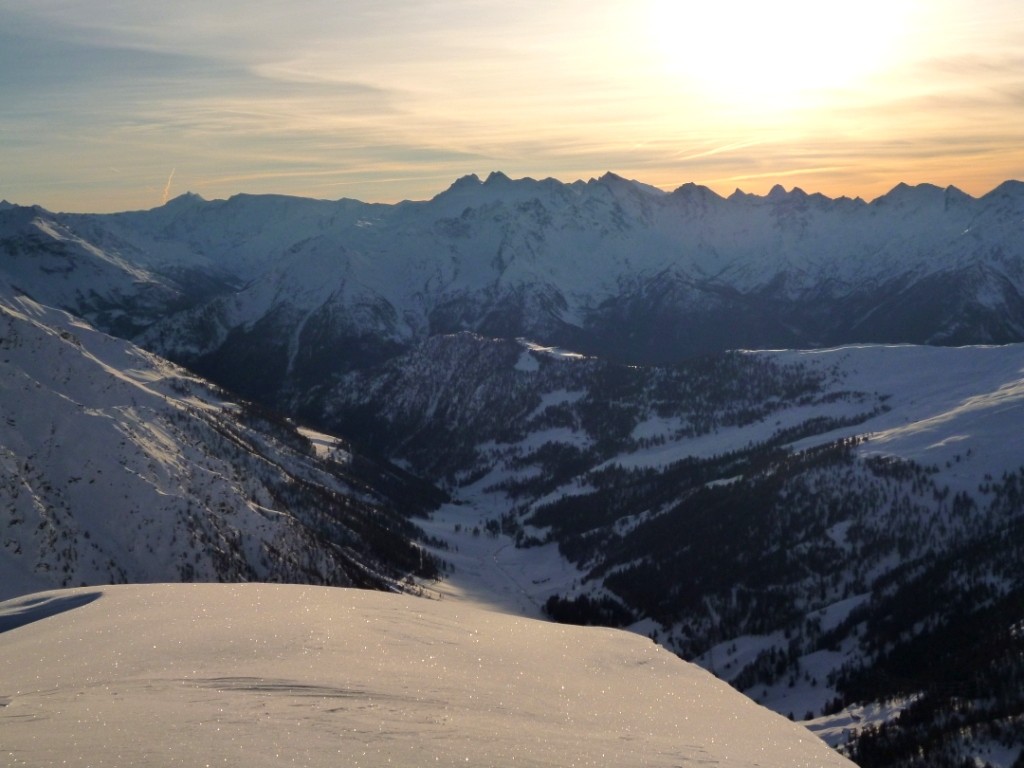 Vue du Flassin sur la Comba di Vertosan