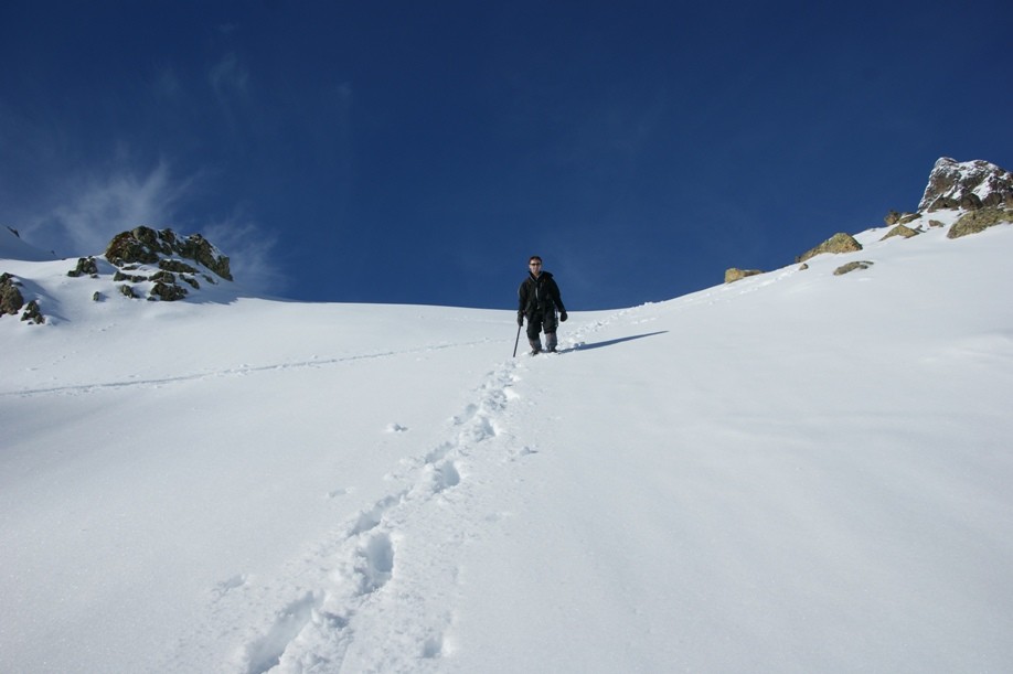 Montée au col de Peyreget