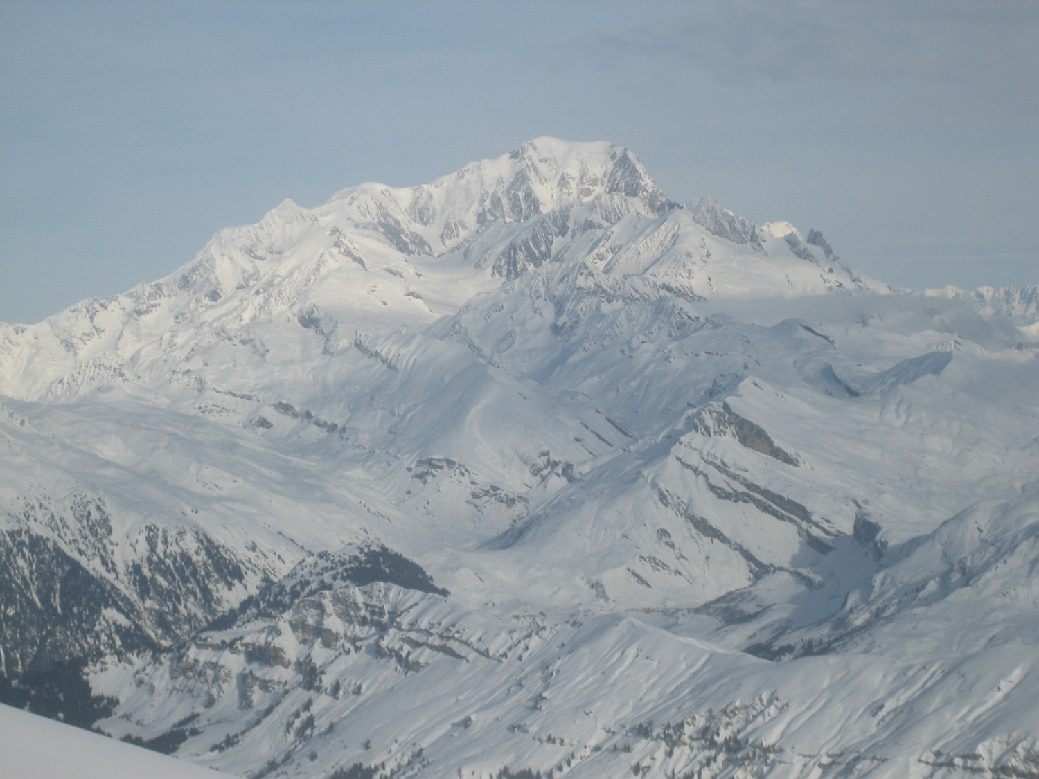 Mont Blanc vu du Grand Mont