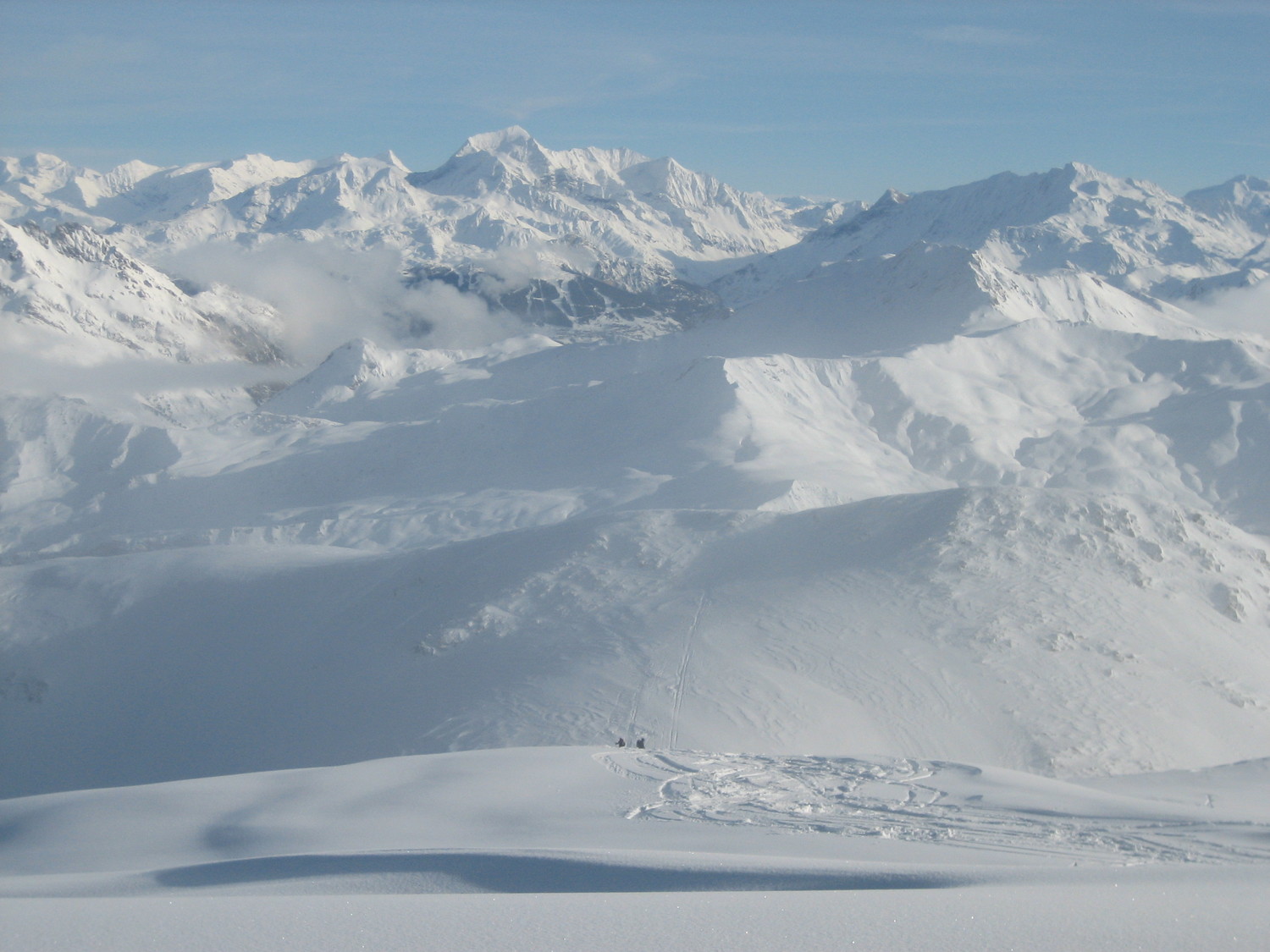 Mont Pourri vu du Grand Mont