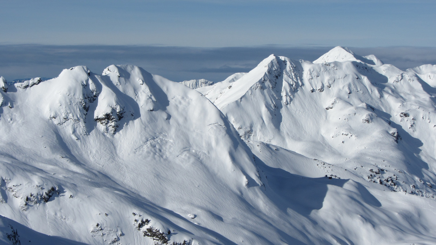 purges et fissures sur la Légette du Grand Mont et la Pointe de Lavouet