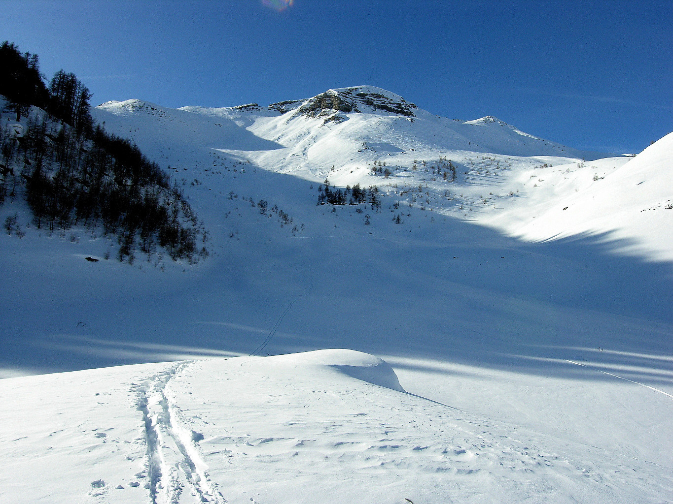la vallon vers le sommet après la chapelle