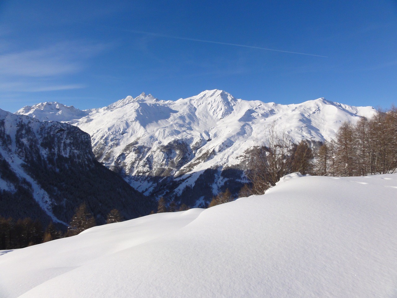 Aiguilles Rouge, Etoile, Palanche, depuis Bréona