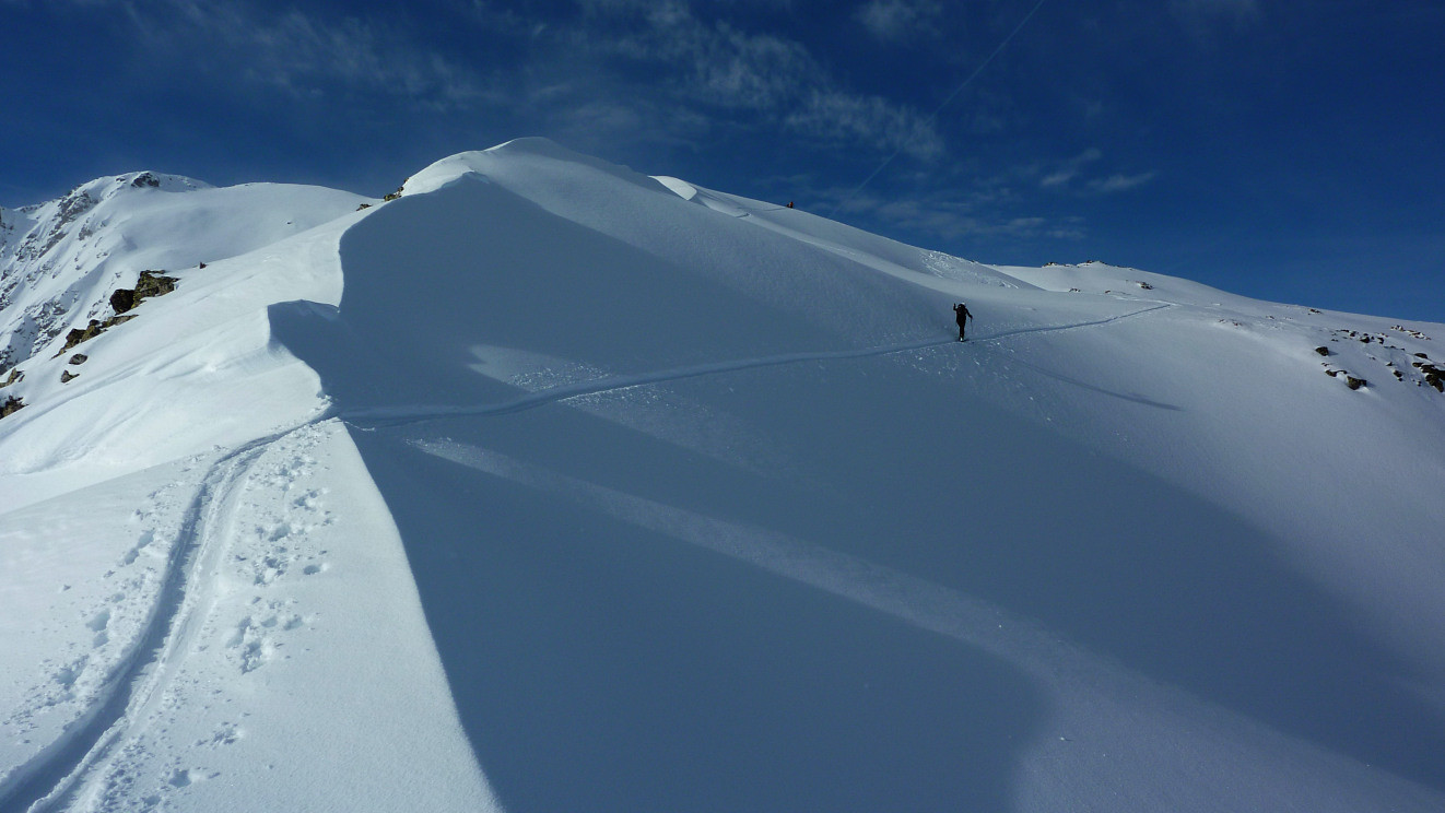 Sur la crête E