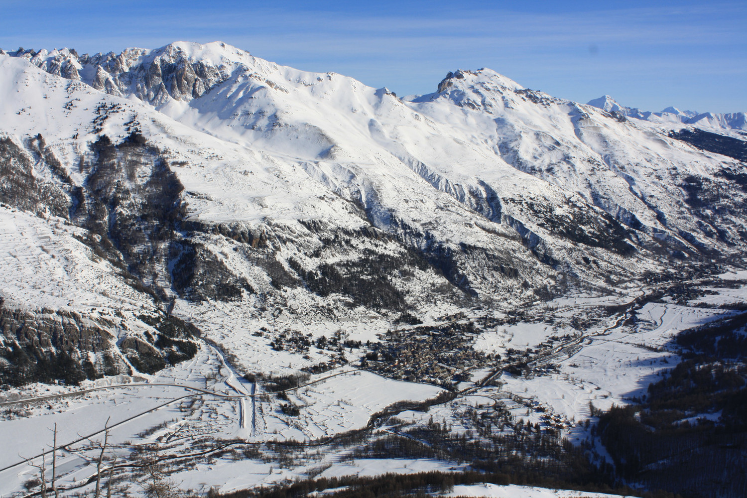 De la Croix de Sainte Marguerite, vers Monêtier-les-bains