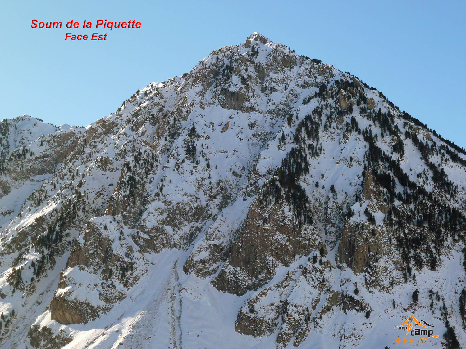 Soum de la Piquette - Face Est