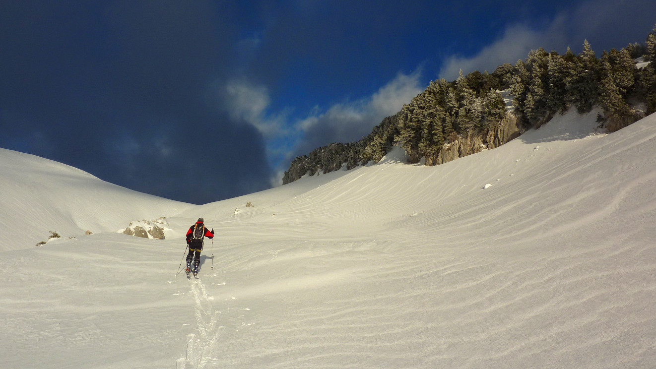 Montée au Col de l'alpe