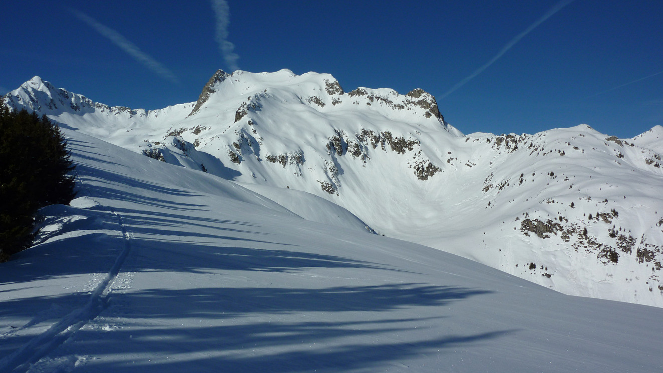 Pointe de Combe Bronsin : Versants SE et E