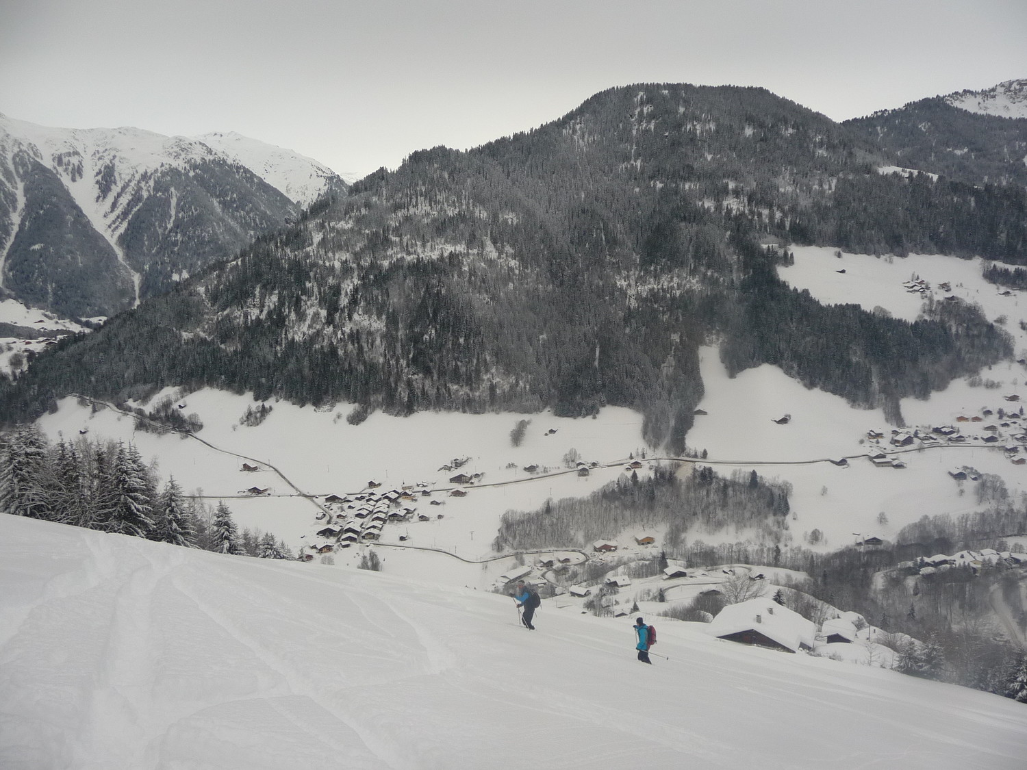 panorama à la descente