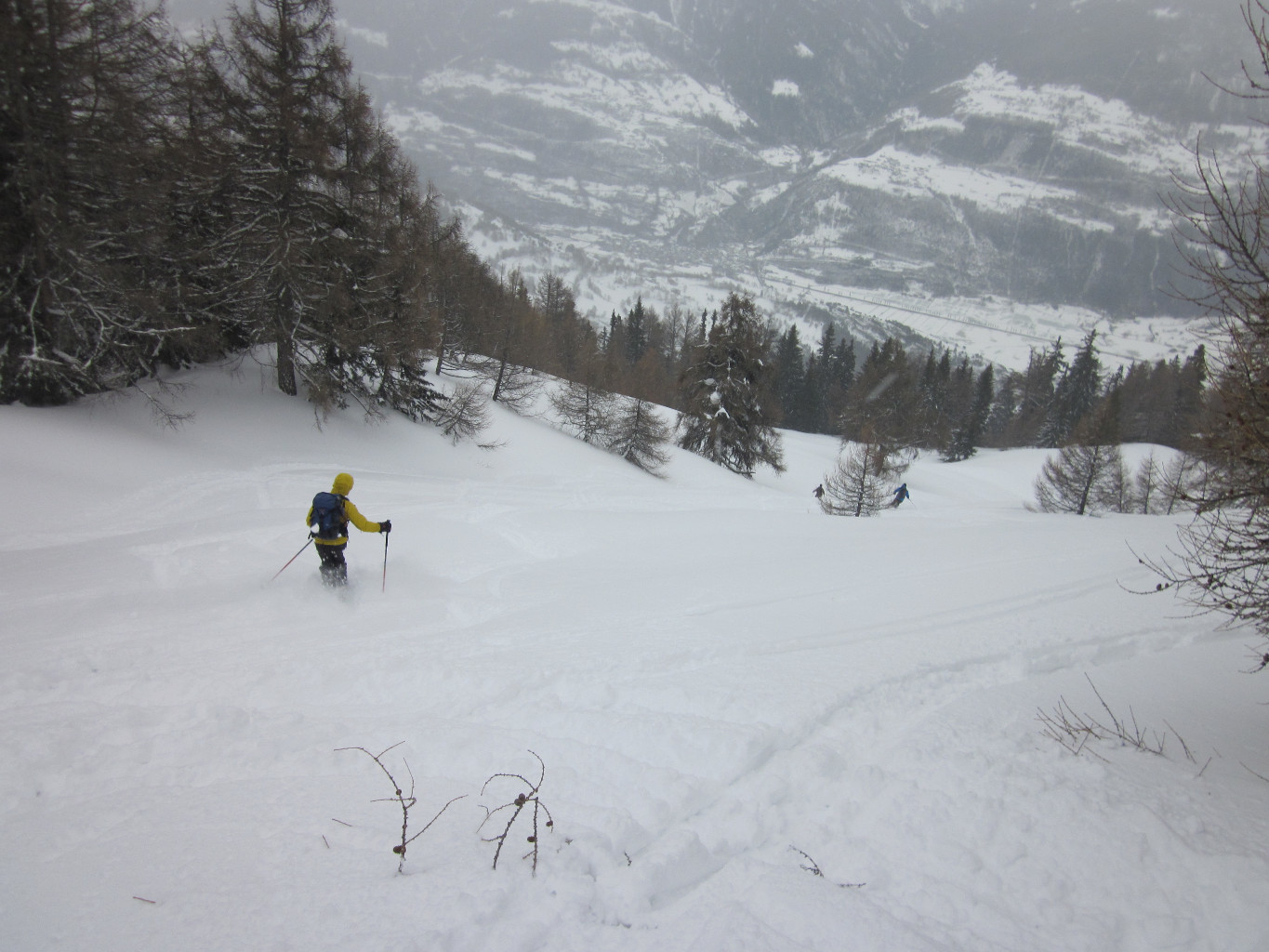 Descente sur Guttet