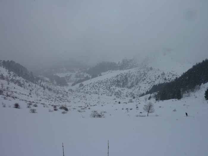 La zone où l'on pensait faire du bon ski ...