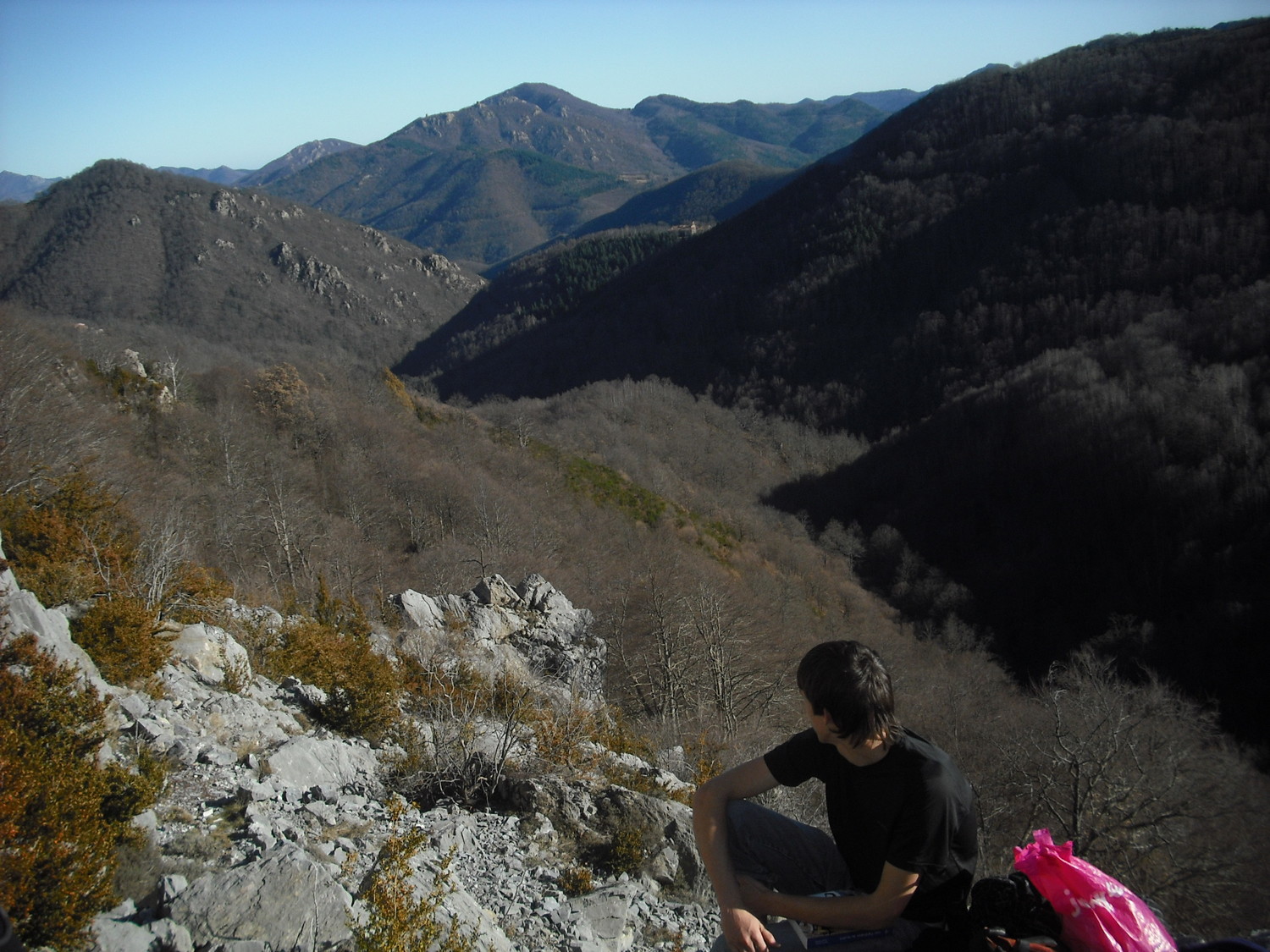 la vue depuis le bas des voies