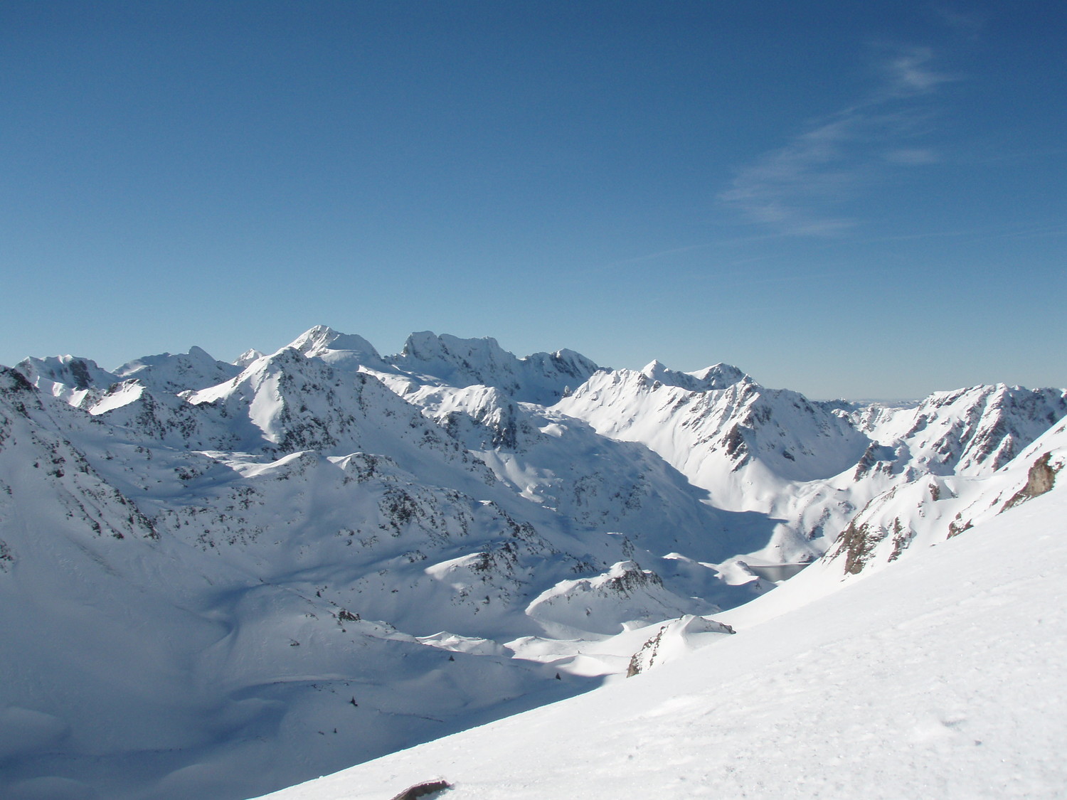 Depuis le col, côté ouest