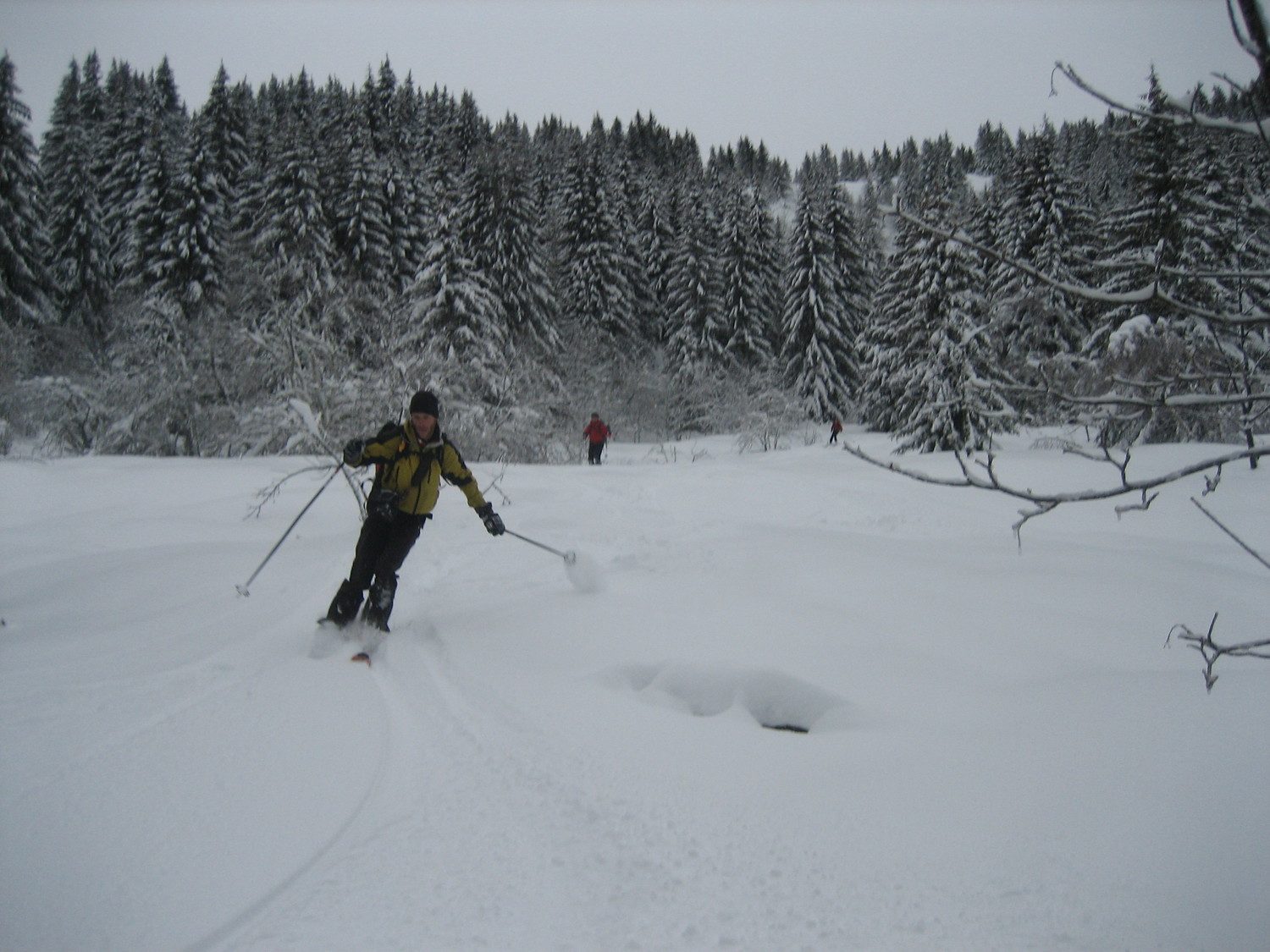 Descente en versant E