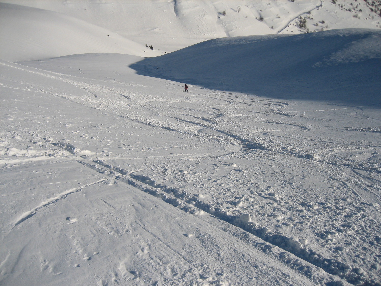 La poudreuse 5* de la combe SE du Signal