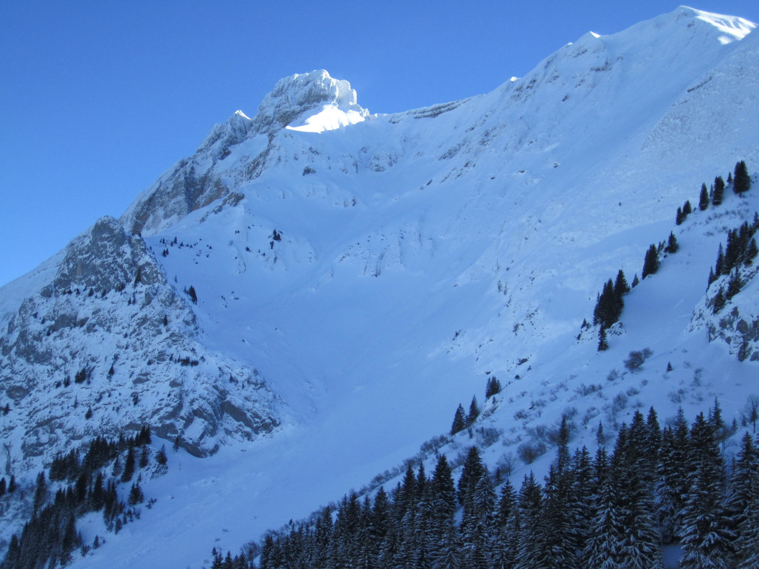Col du midi ce jour (non tracé)