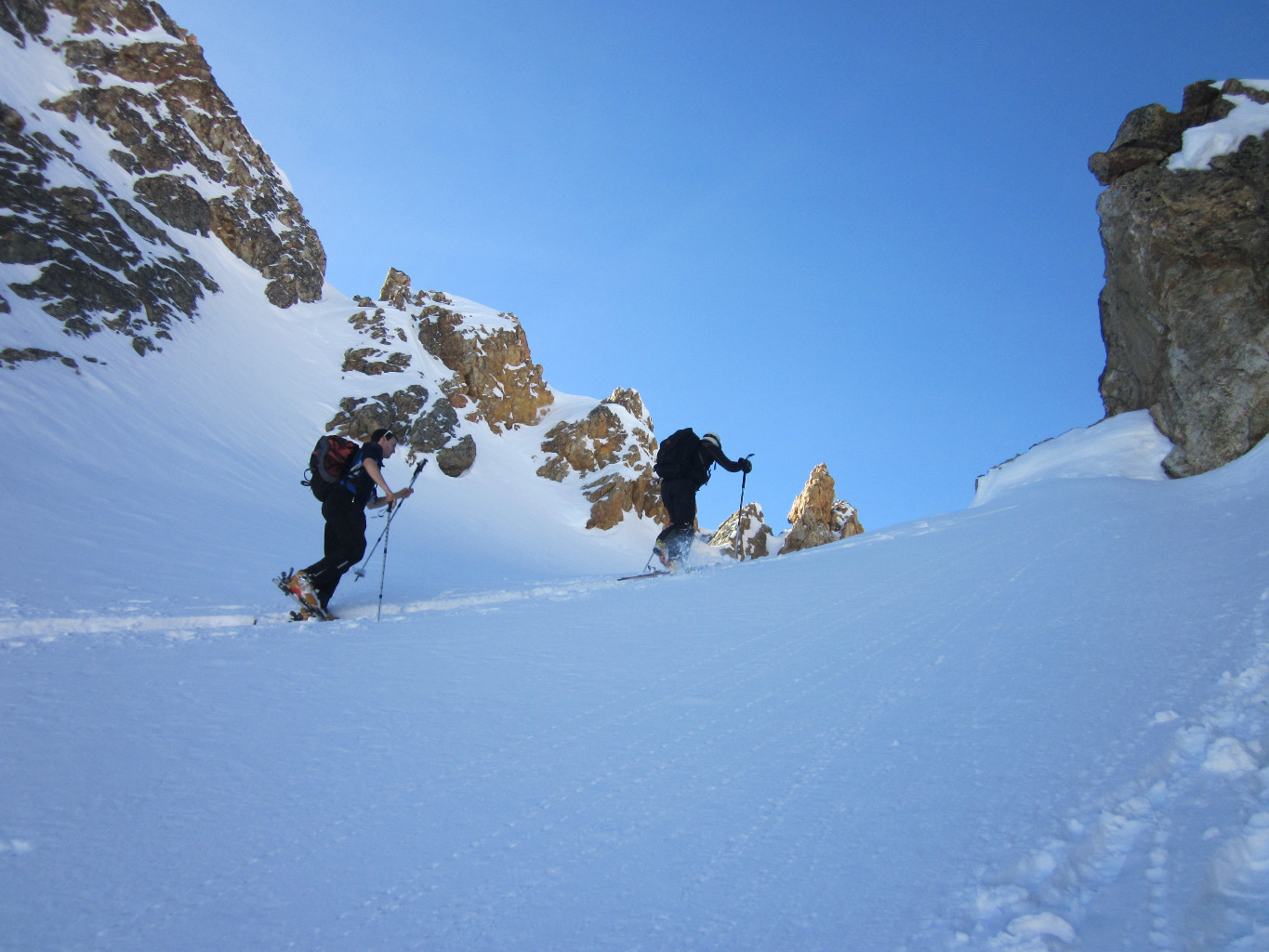 Arrivée au col de la Cassorte