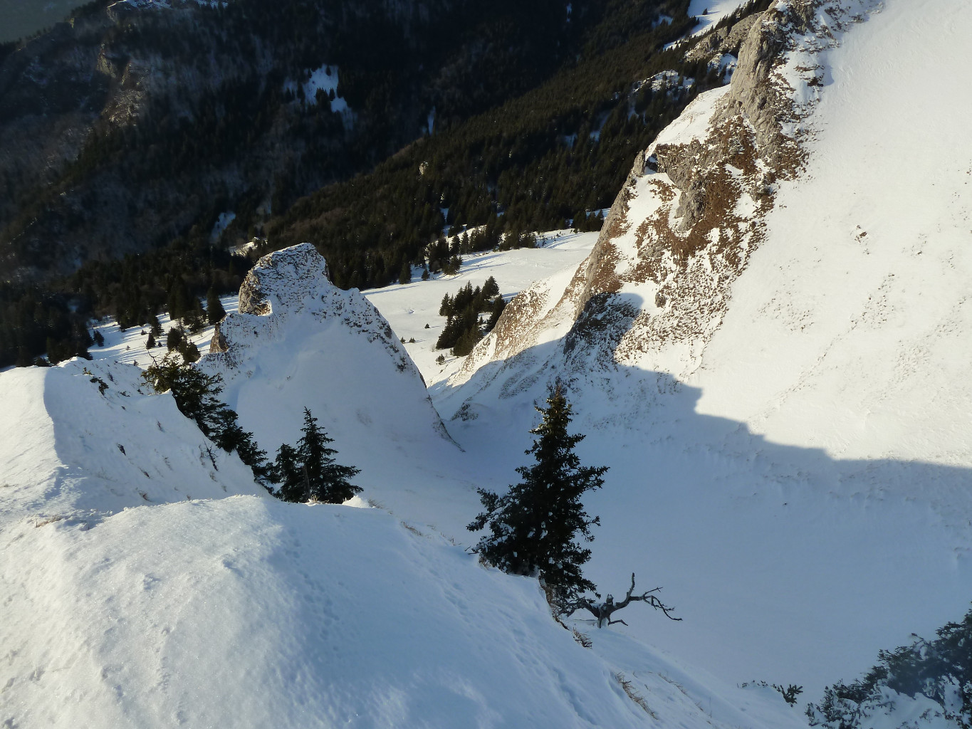 Le couloir W: pas en top conditions