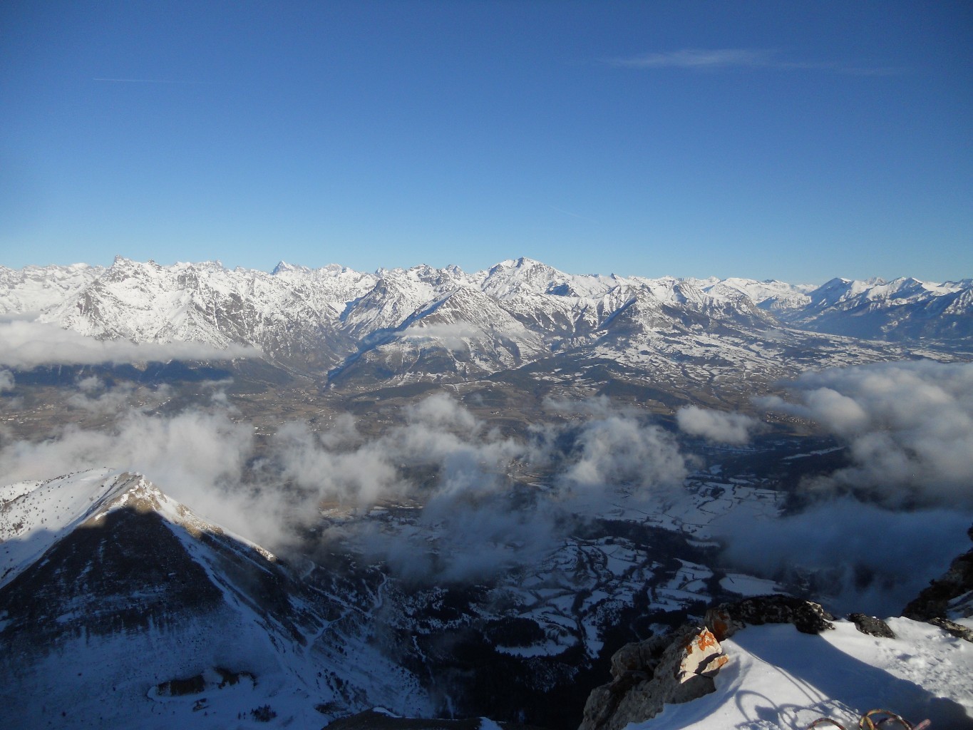 La jolie vue au sommet