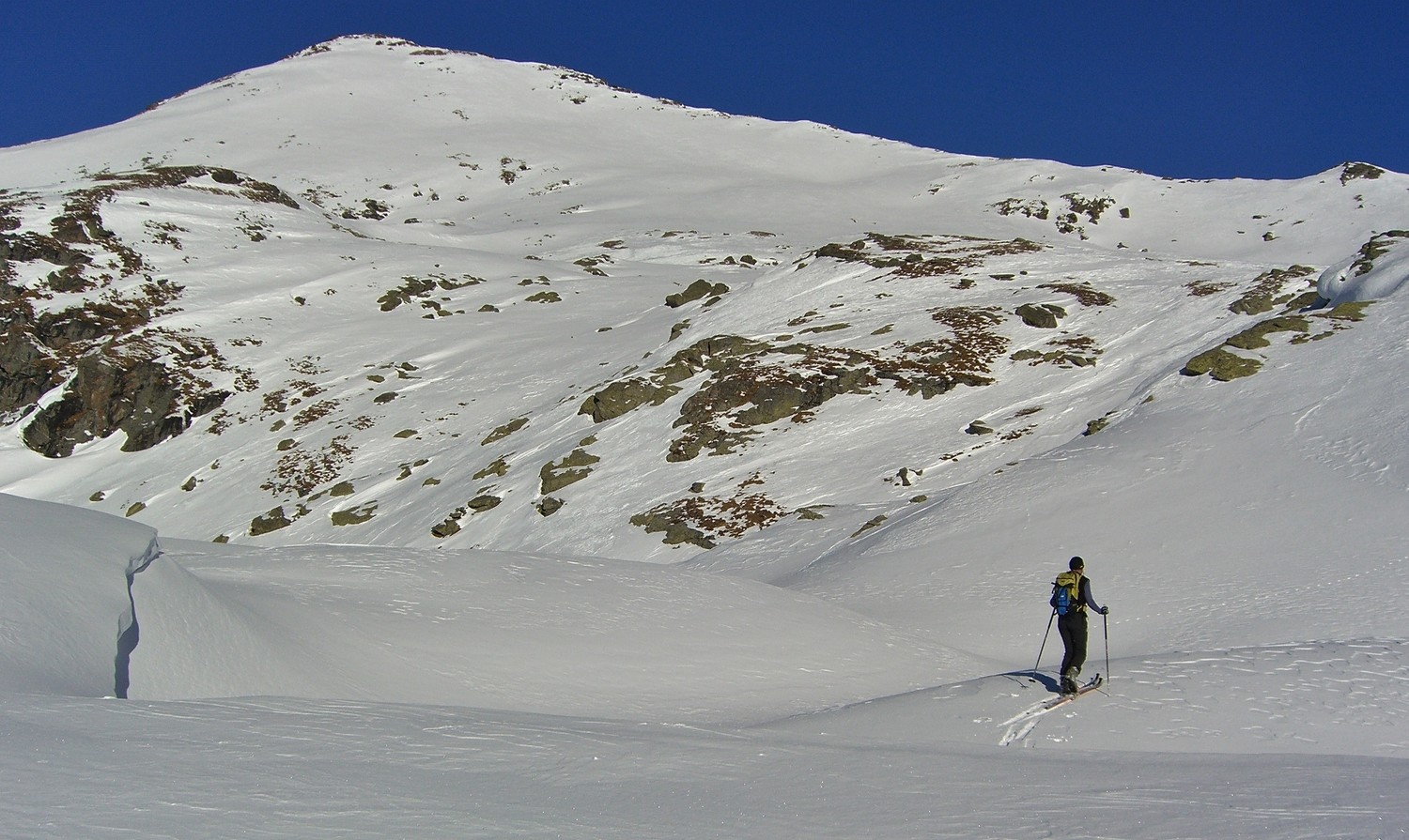 Punta Valfredda - au pied de la belle pyramide finale