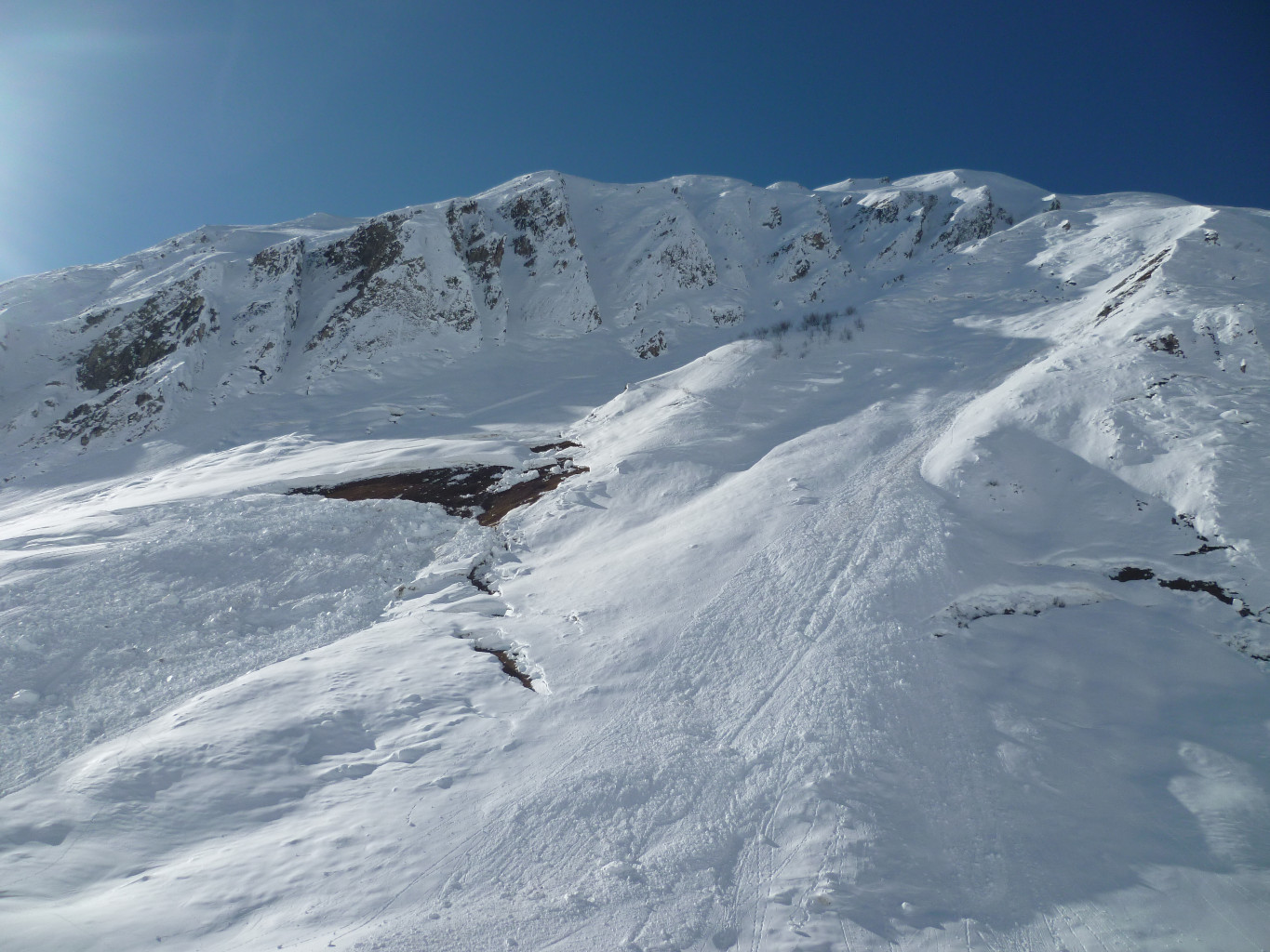 Tout n'a pas purgé en versant S du Mont Rosset