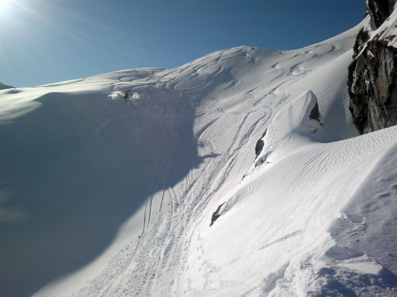 Direction couloir N (1er rund)