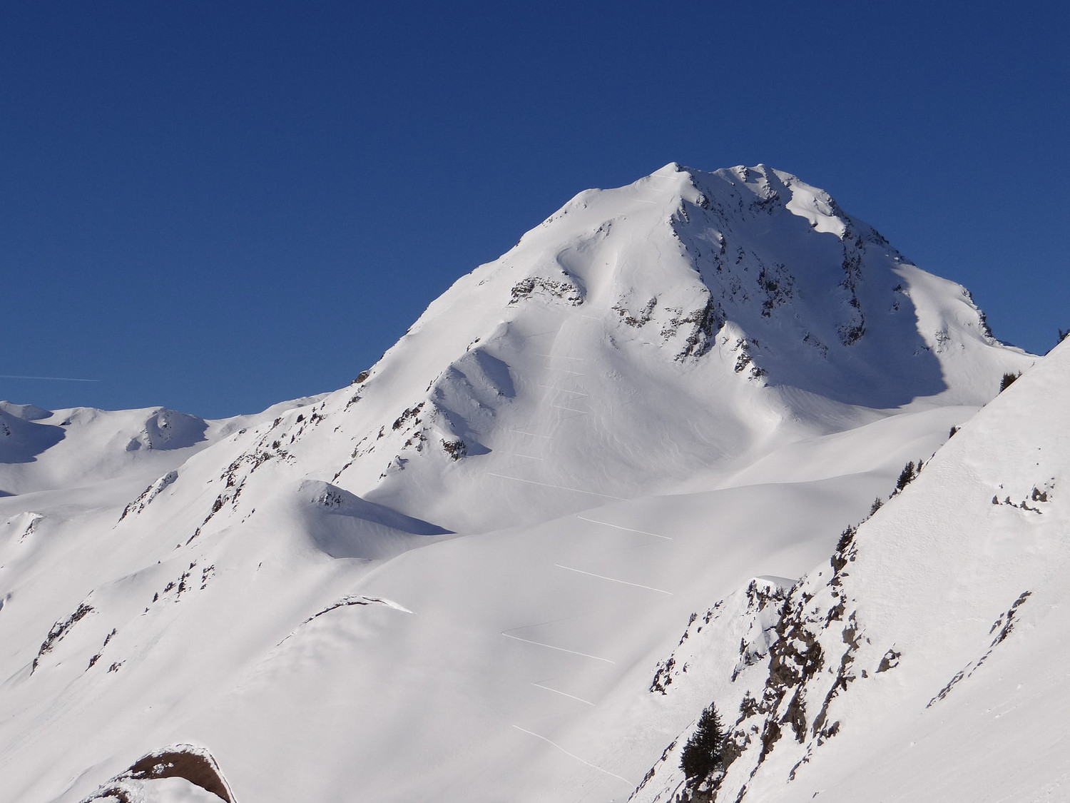 Le mont Mirantin une belle trace de montée face SE bien agréable