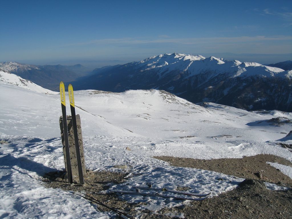 Au sommet de la Pointe Sommeiller