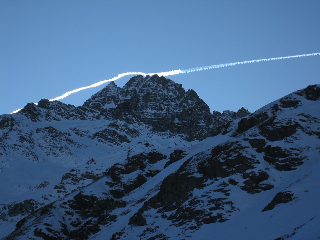 Contournement du sommet du Rochebrune