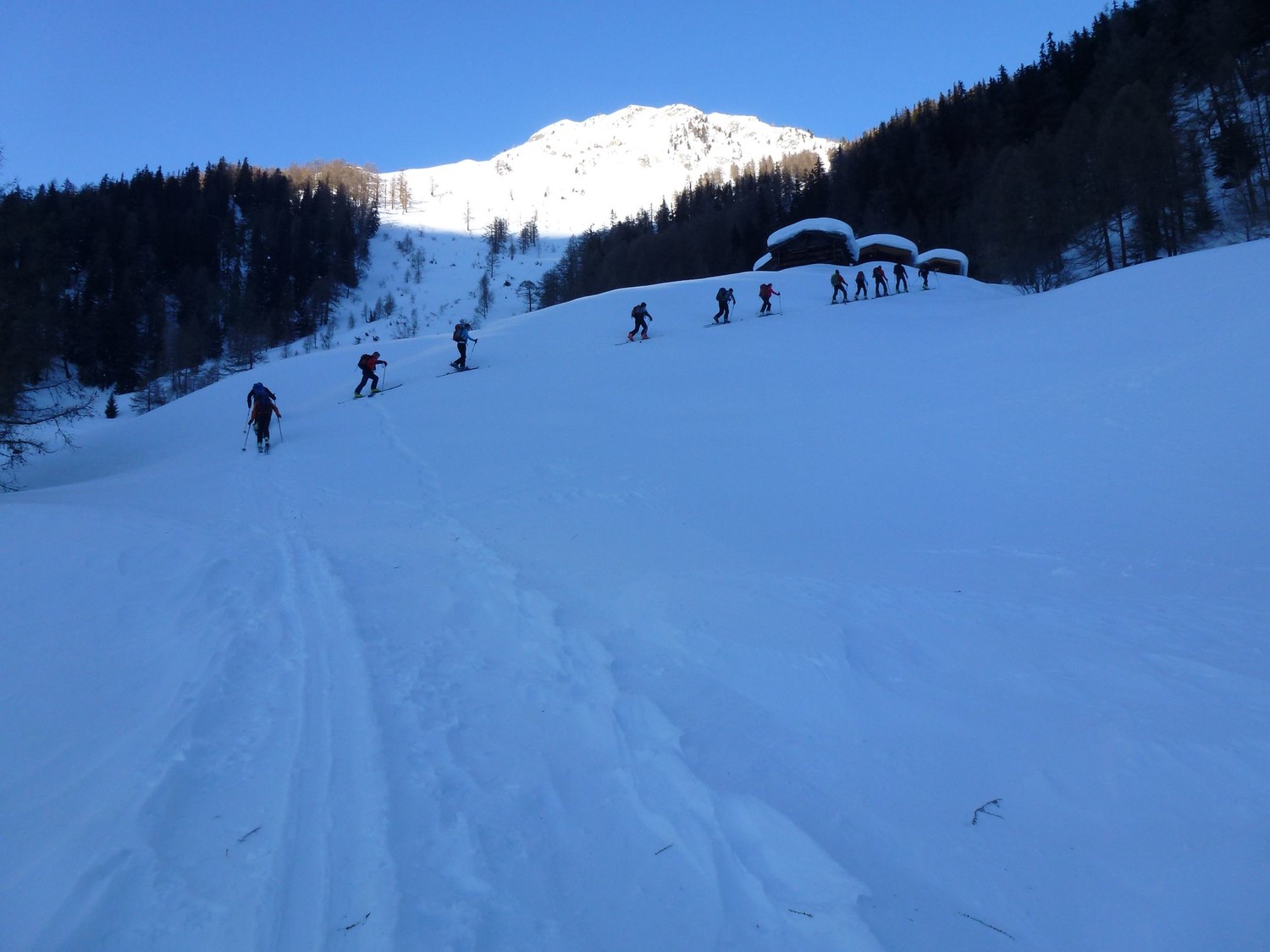 Montée vers Restialp