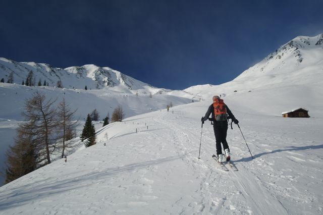 Verso i pascoli della Pfinnalm