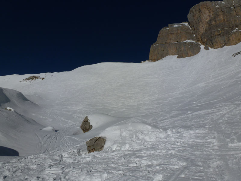 le col Est de Balafrasse et sa pente finale
