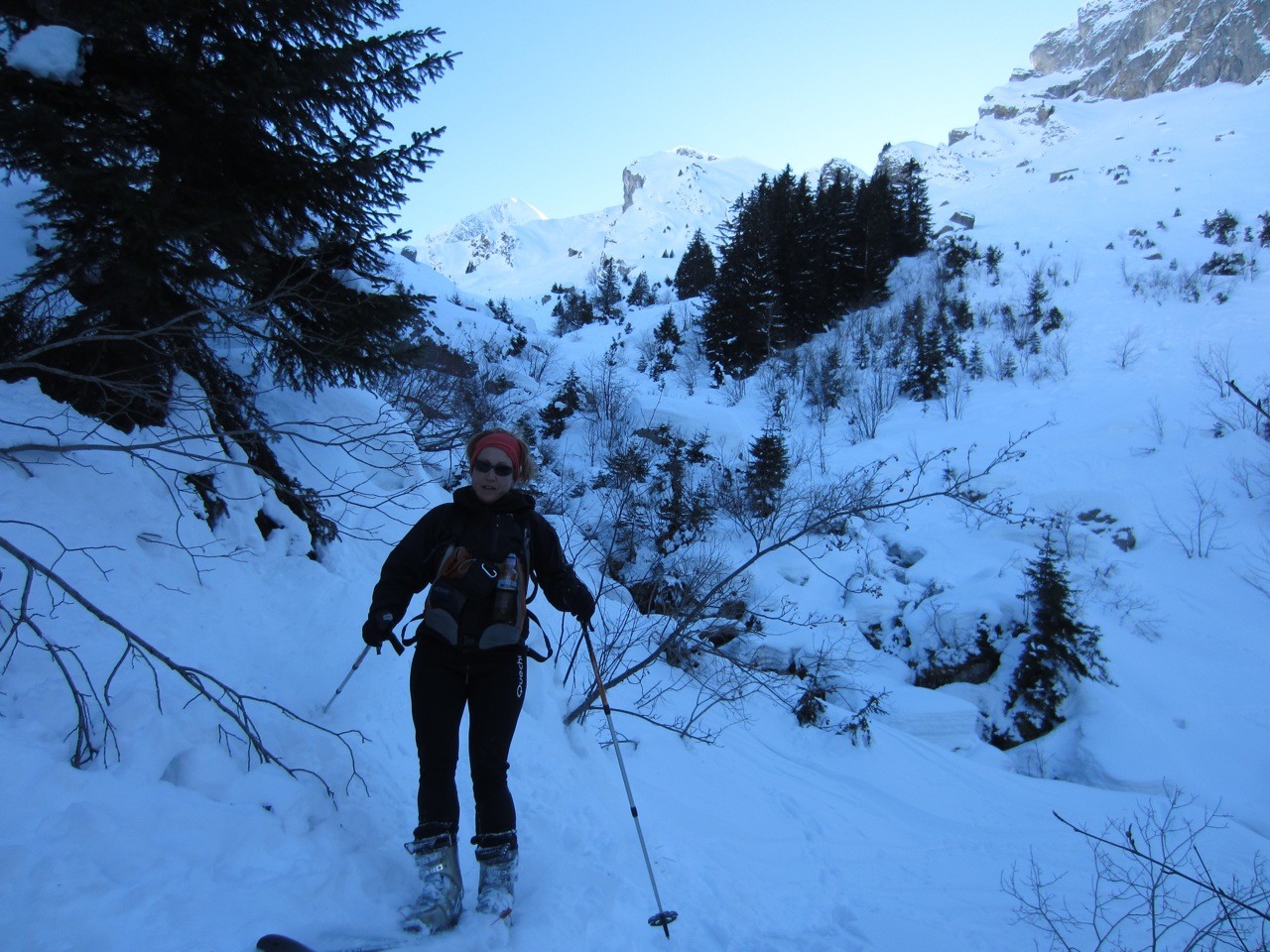 le Charvin au fond encore plein soleil