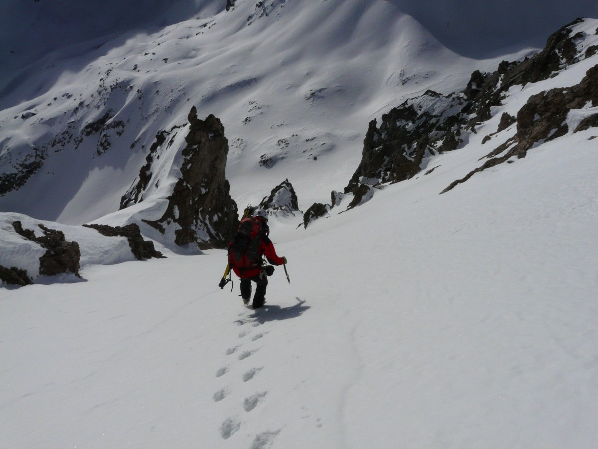 Redescente du couloir.