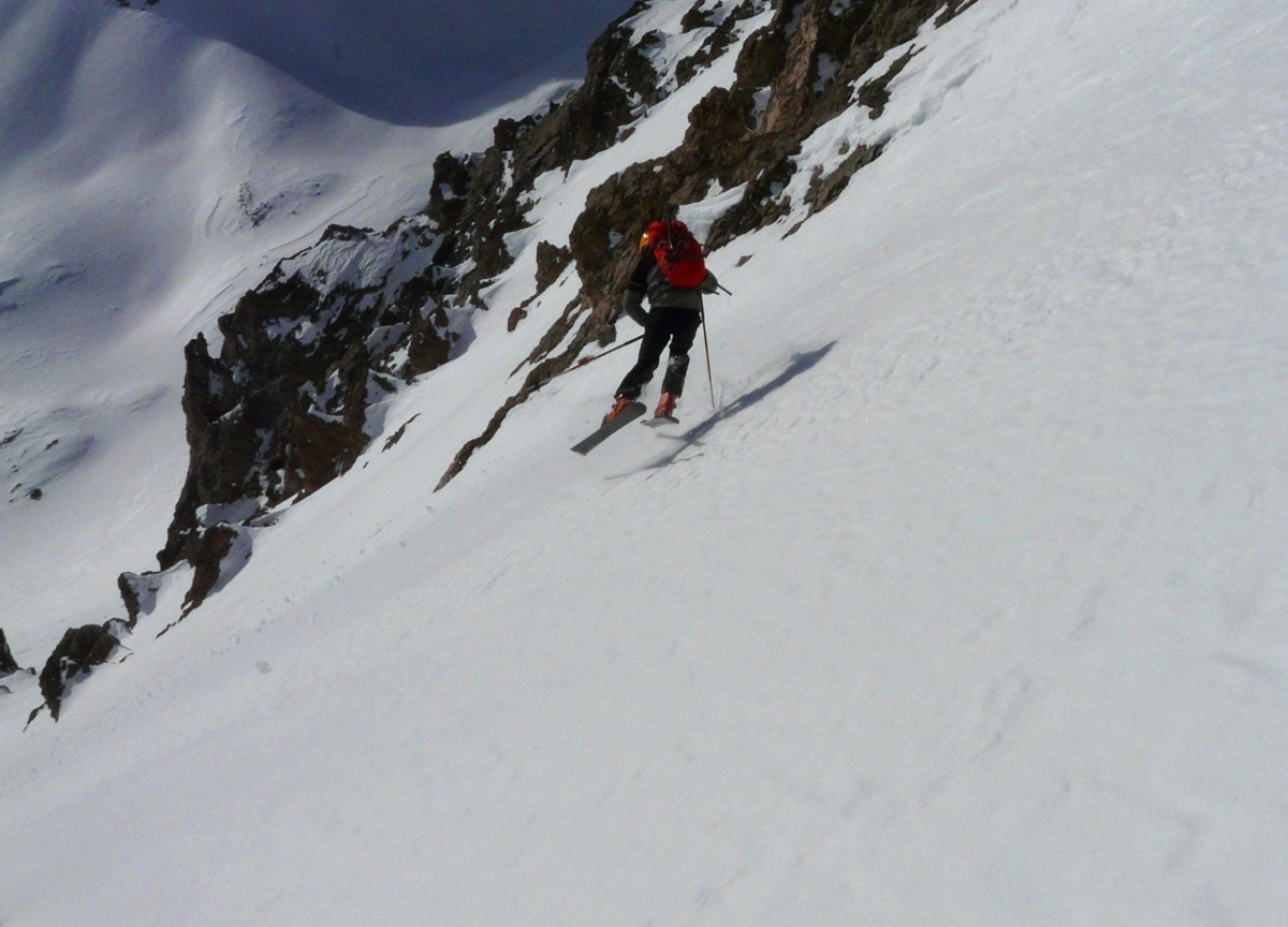 Redescente du couloir.