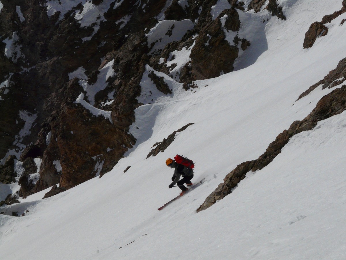 Redescente du couloir.