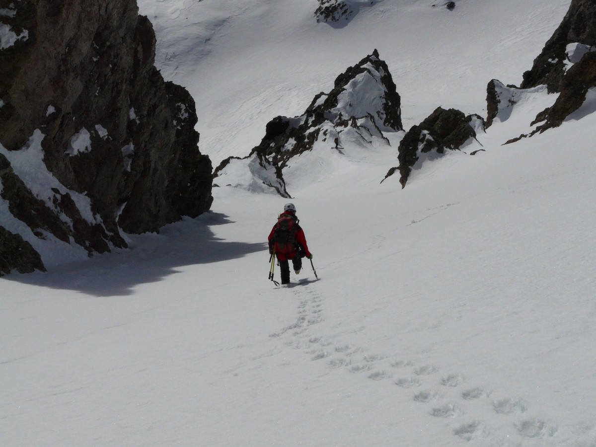 Redescente du couloir.