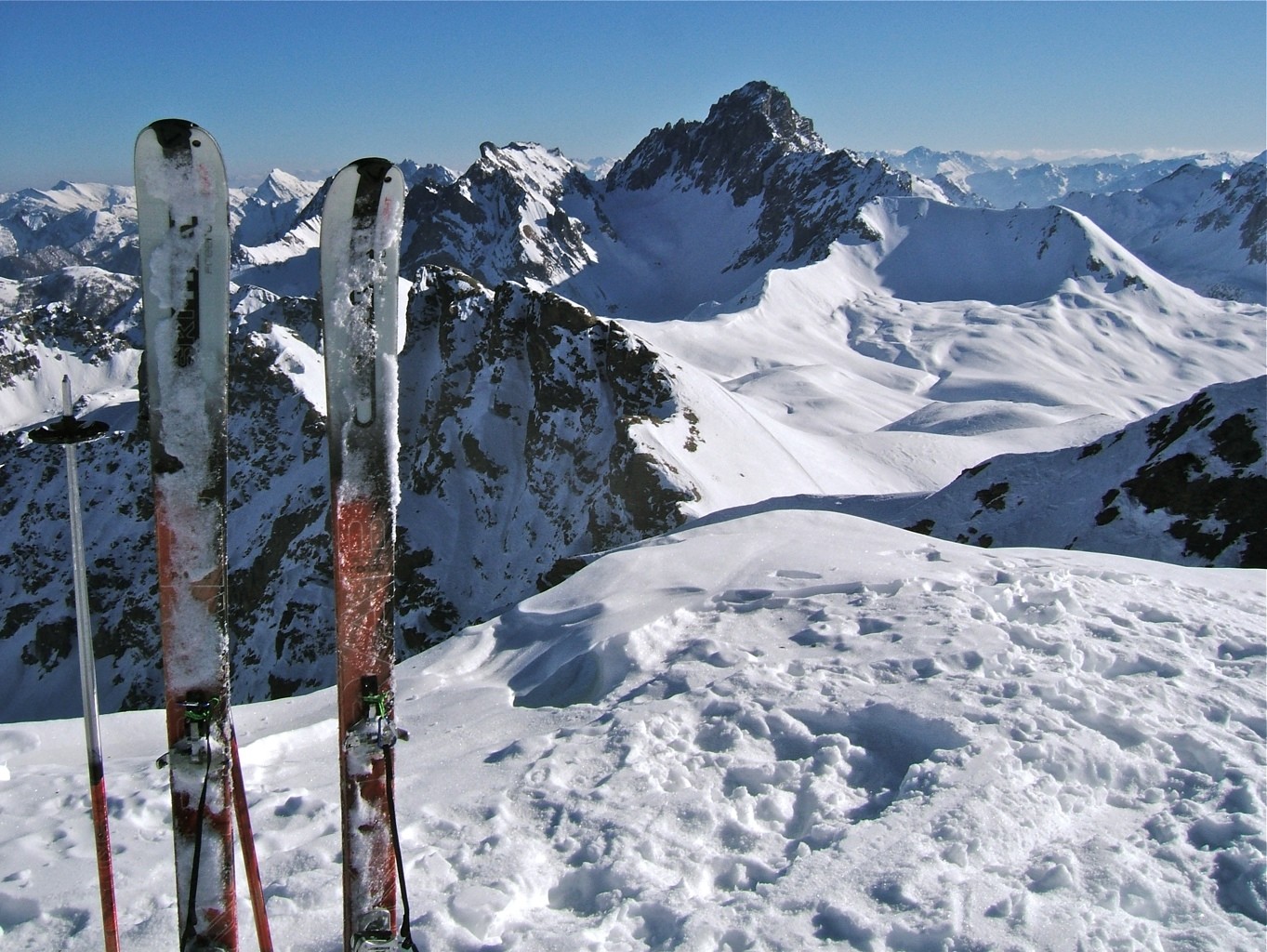 Du Sommet vue sur Autovallonasso et Moïse (Oronaye).