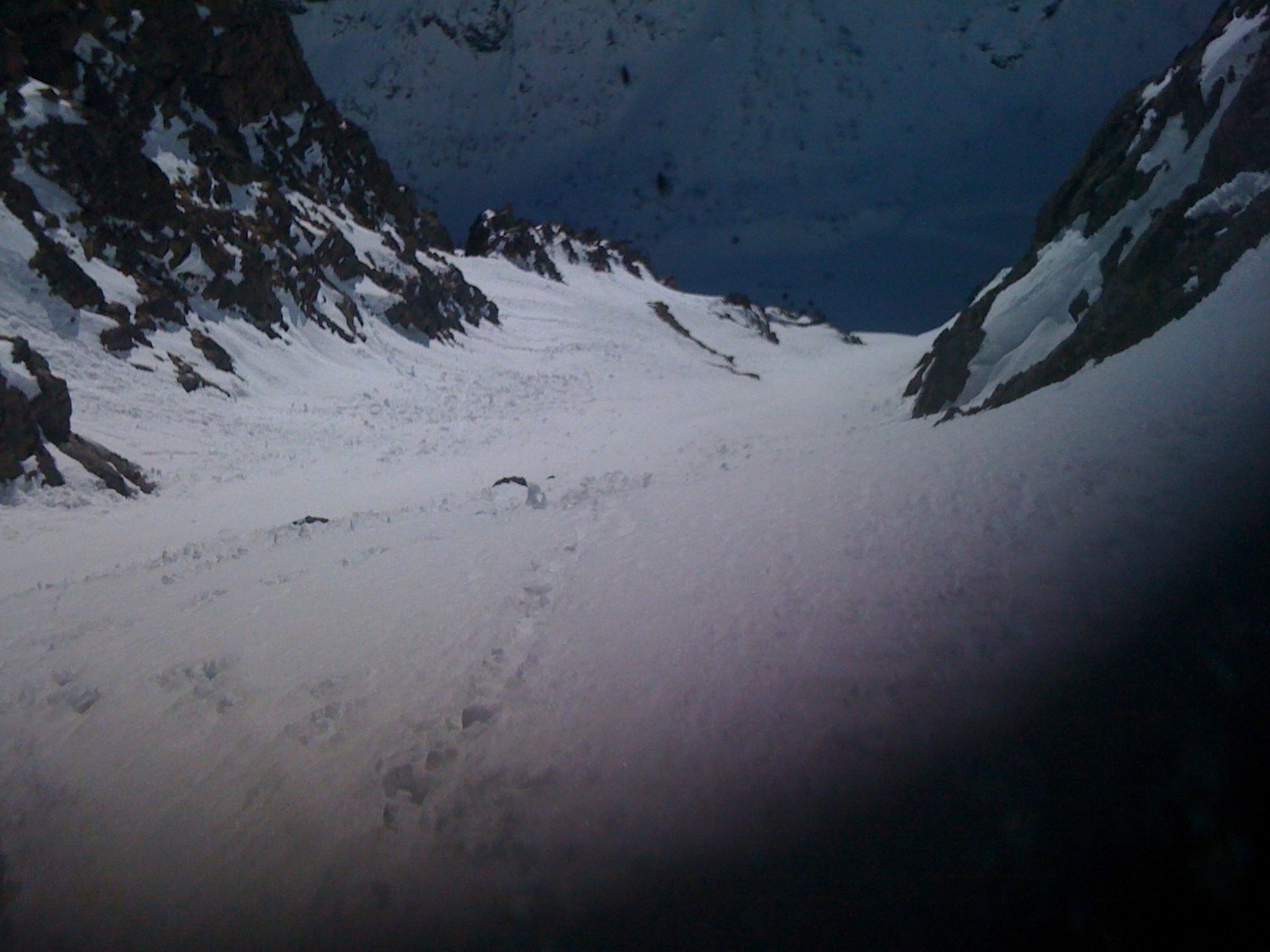 couloir parallèle du tiers inférieur