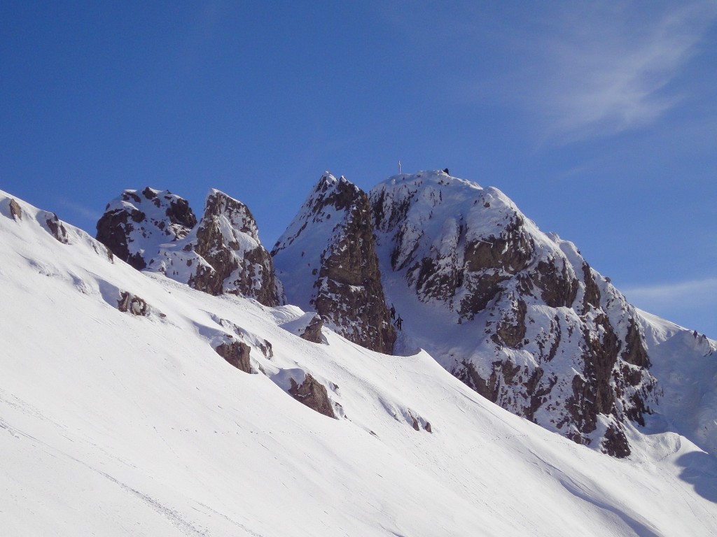 Sommet de Tavaneuse en vue