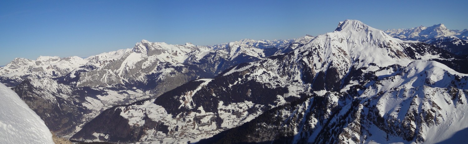Mont de Grange vu du Roc de Tavaneuse