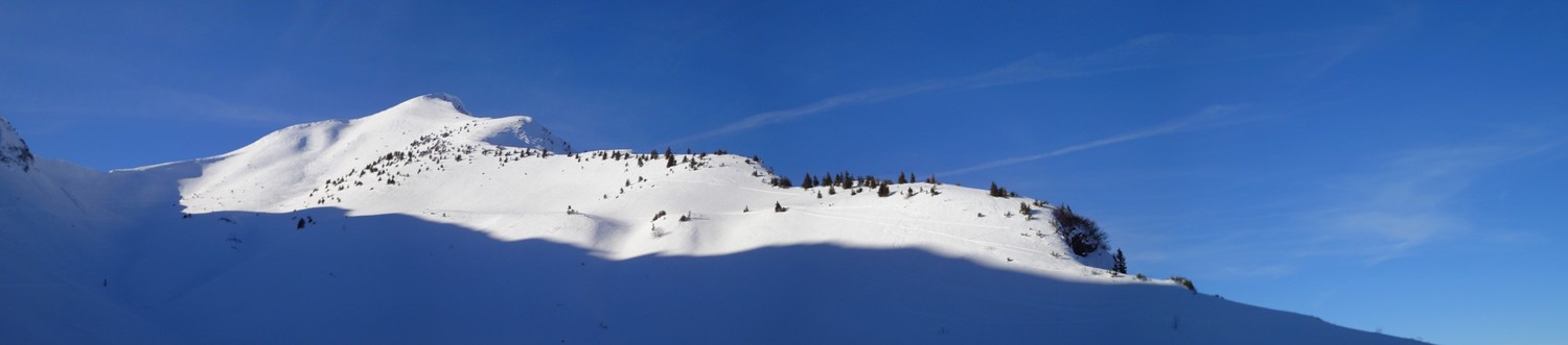 Ombre et lumière sur la face E de Tavaneuse