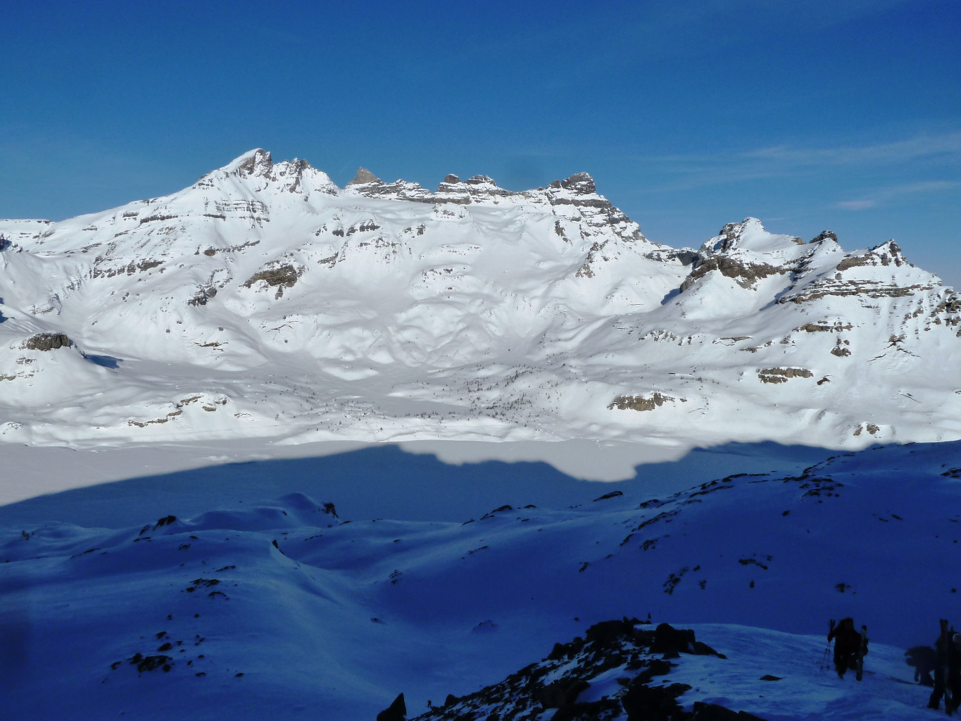 La non moins superbe face S des Dents du Midi